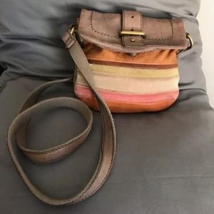 Small, fossil, crossbody, bag